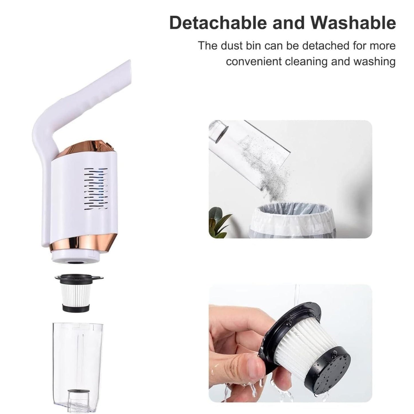 URBANNEST™ Portable Cordless Handheld Vacuum Cleaner All-in-one Machine