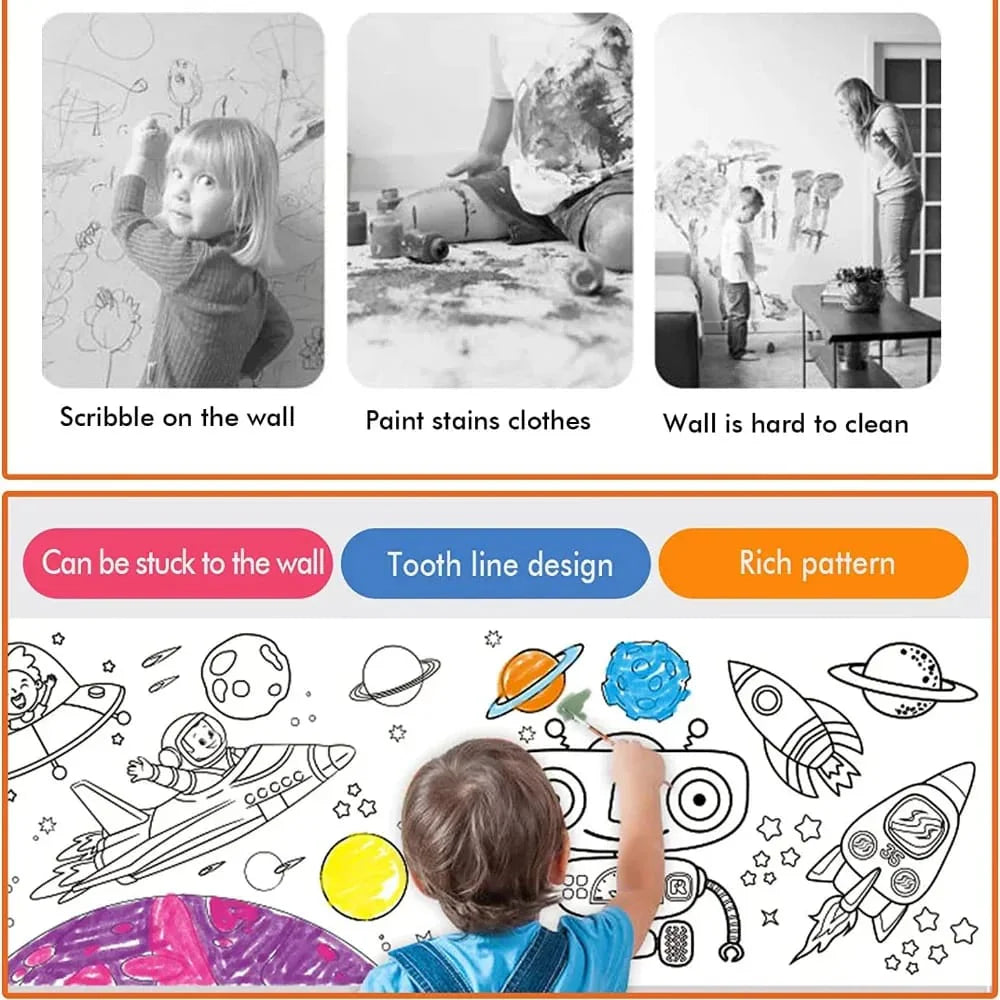 URBANNEST™ DIY Drawing Paper Roll (PACK OF 2 BUNDLES)