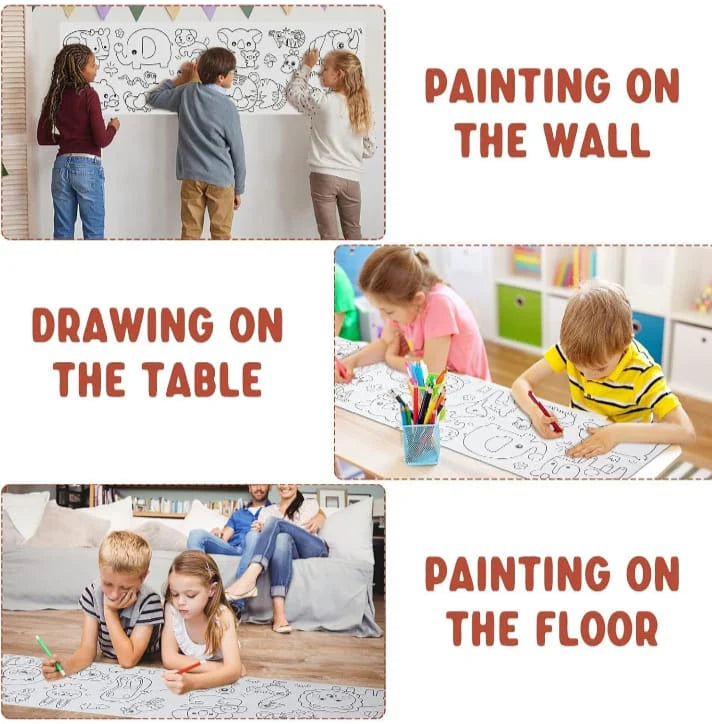 URBANNEST™ DIY Drawing Paper Roll (PACK OF 2 BUNDLES)